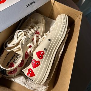 CdG PLAY x Converse Unisex Chuck Taylor All Star Multi Heart Low-Top Sneakers